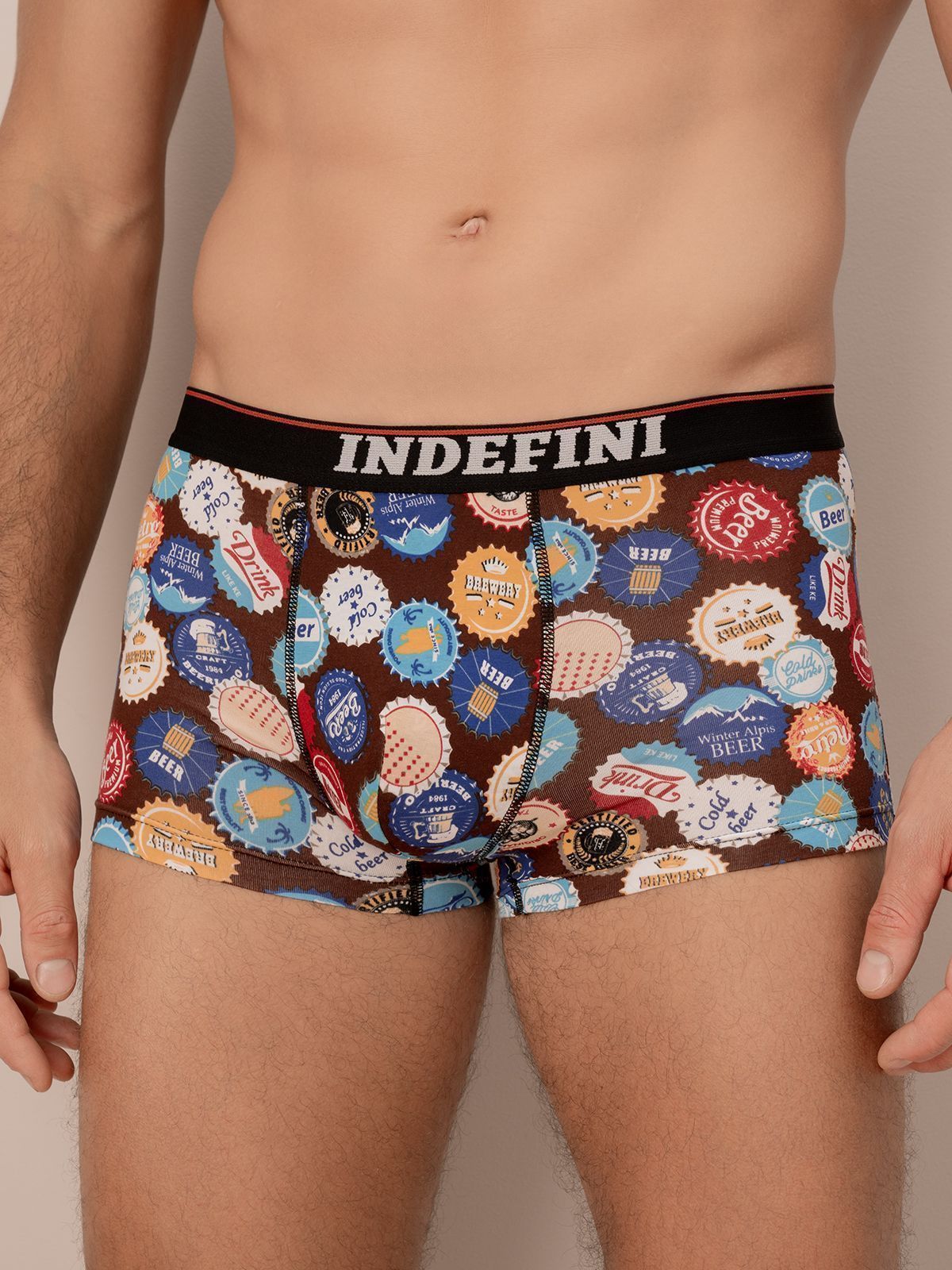 Трусы боксеры из хлопка с принтомIndefini (Арт. 3025MUF)
