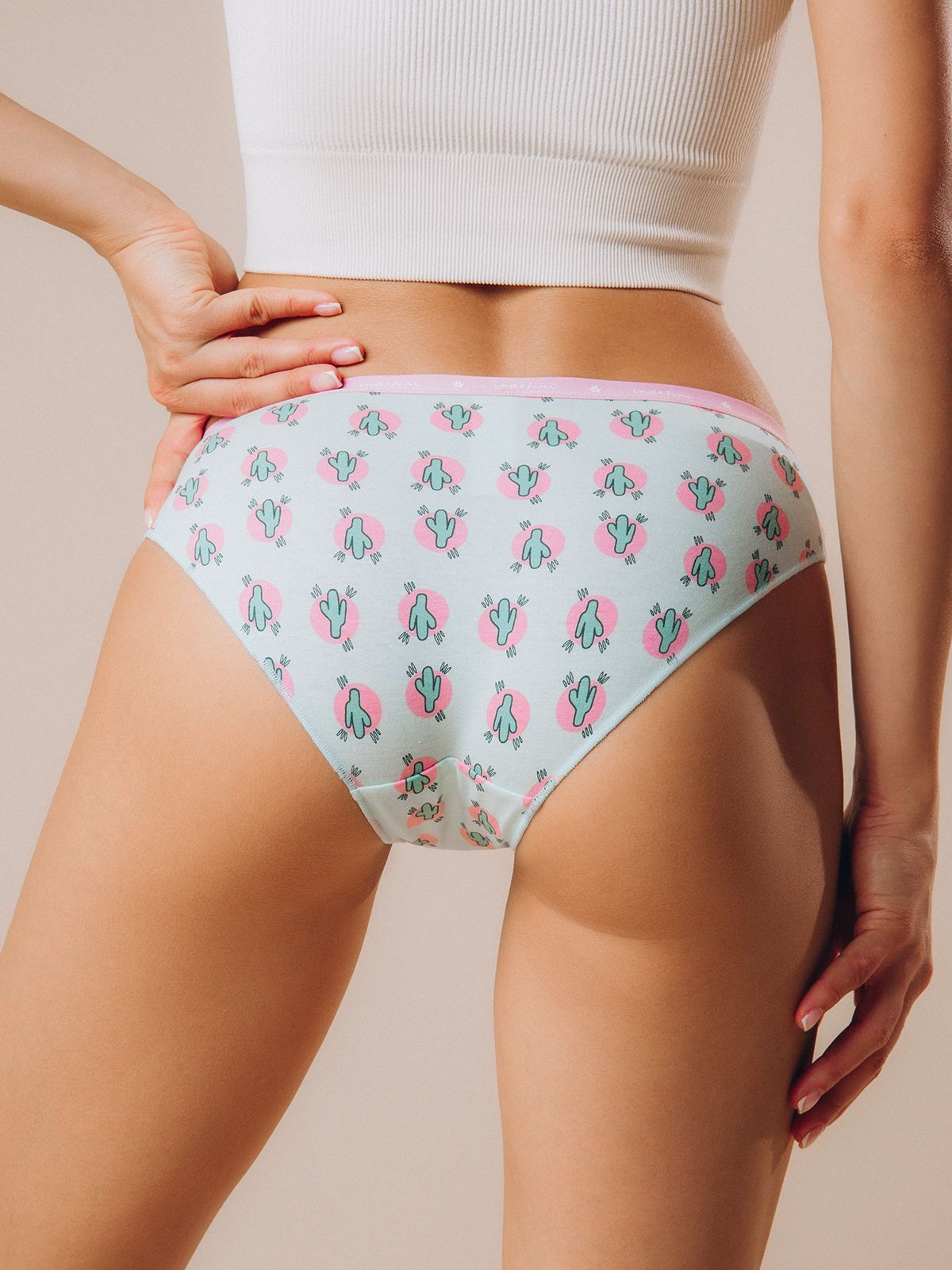 Трусы слипы из хлопка Indefini (Арт. 3125LUB)