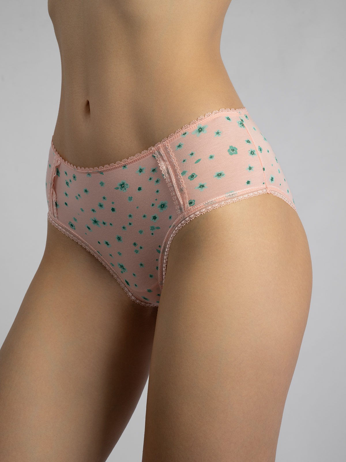 Трусы слипы женские розовые Indefini (Арт. 4189LUF)