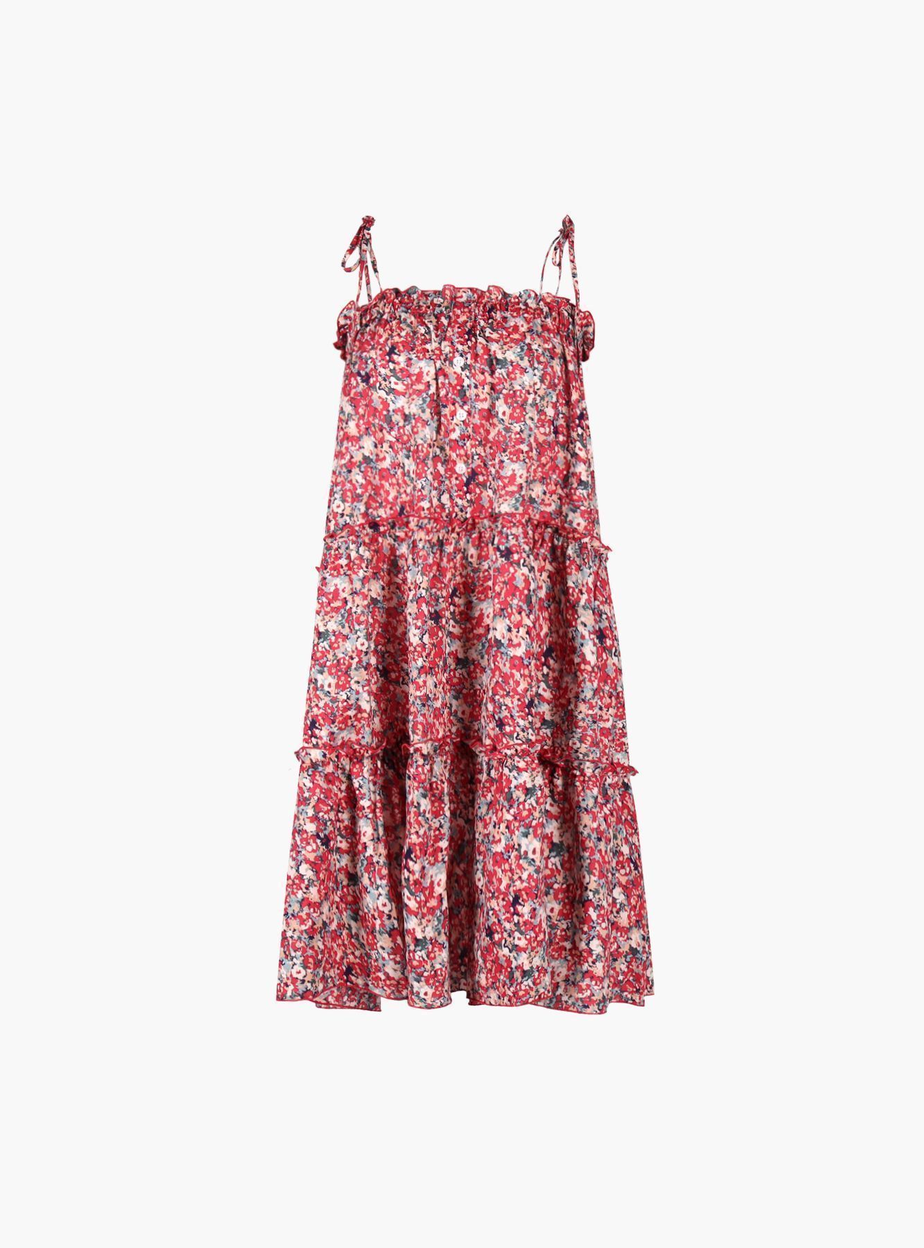 Легкое летнее платье в цветочек Indefini (Арт.742000-1025YSQ)