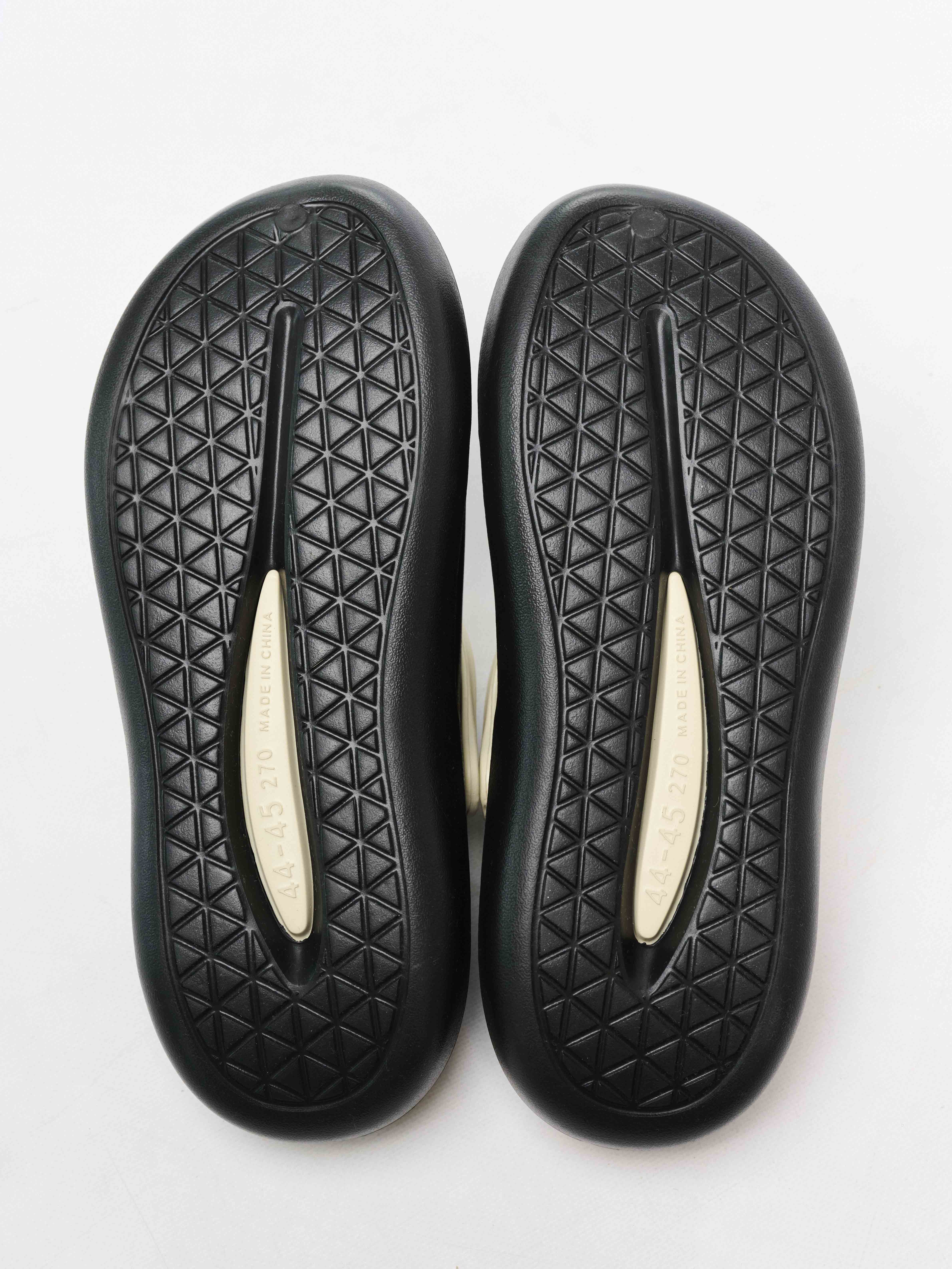 Сланцы мужские из ЭВА, черно-бежевые (Арт. 5096SST)