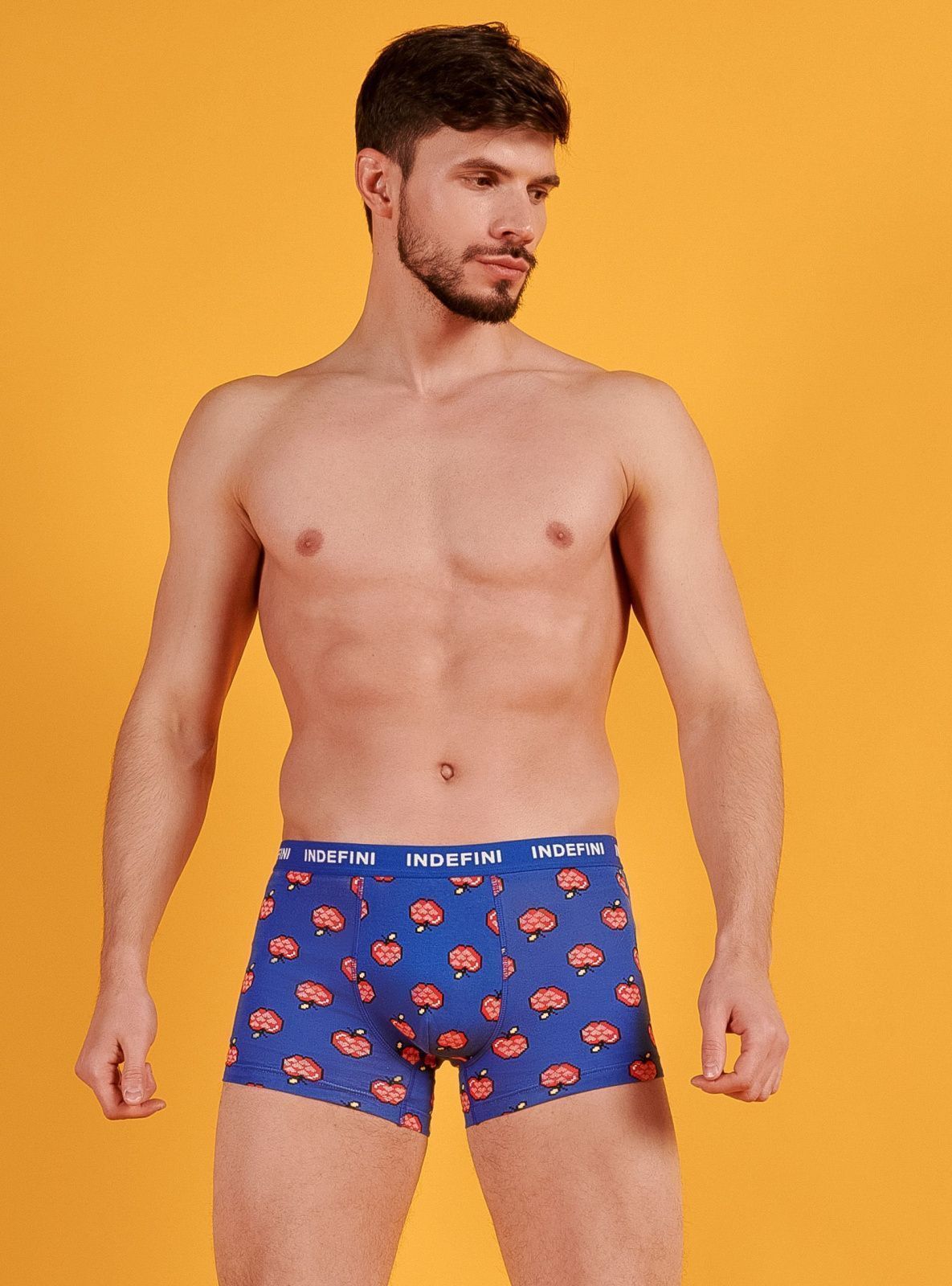 Боксеры из хлопка с принтом и логотипом (Арт. 2135MUF)